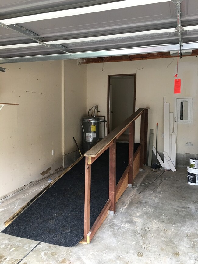Wheelchair ramp in garage - 2710 Oliver Ave
