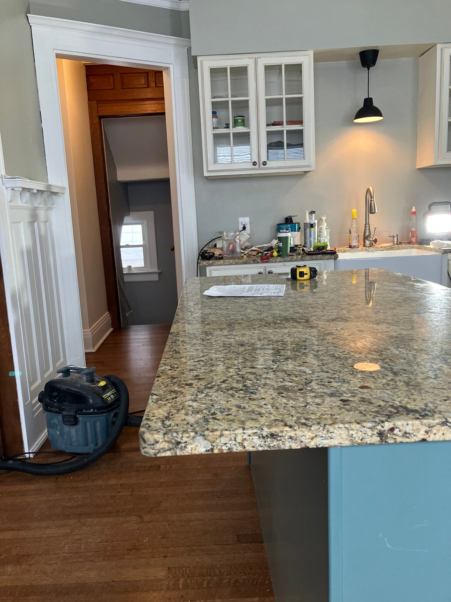 Large island with overhang for seating - 2582 N Cramer St