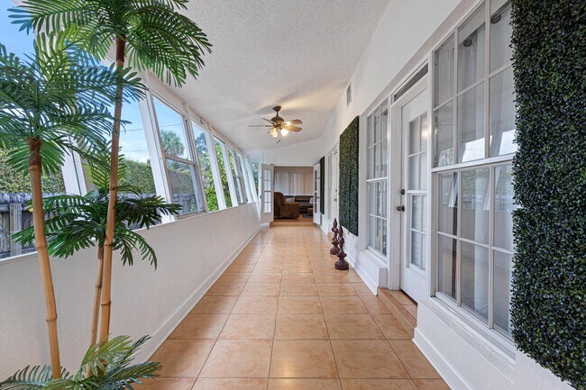 Sunlit hallway - 25 NW 95th St