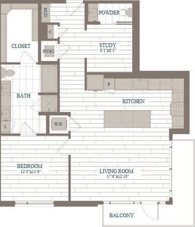 Floorplan - The Hudson