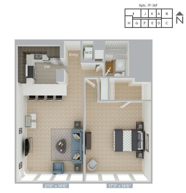 Floorplan - Avalon at Prudential Center