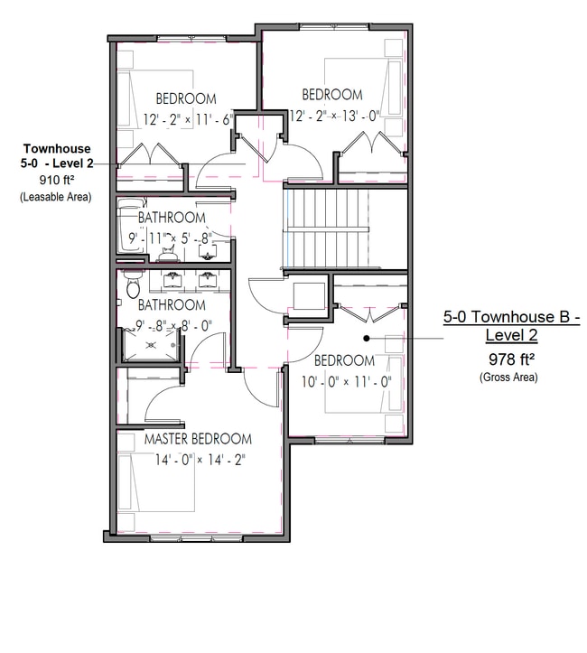 Floorplan - Ironwood Townhomes