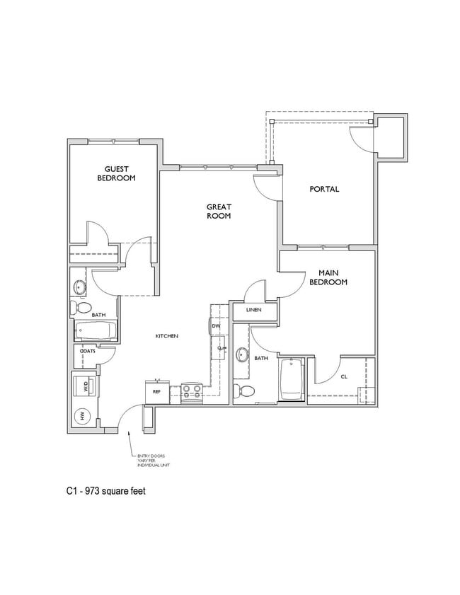 Floorplan - Acequia Lofts
