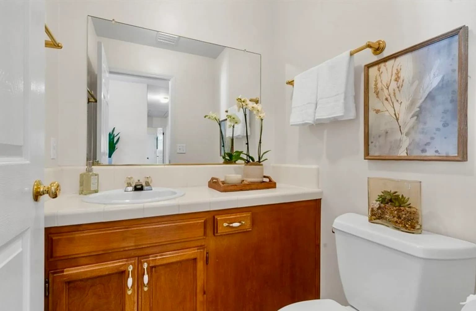 Downstairs 1/2 Bathroom. (new toilet and faucet not pictured) - 221 Appy Way