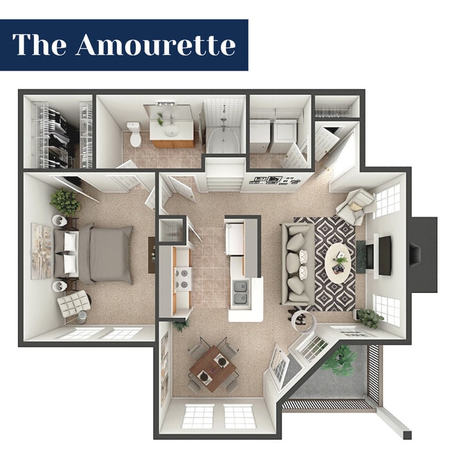 Floorplan - Beaumont Farms Apartments
