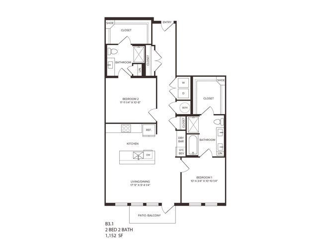 Floorplan - The Boheme