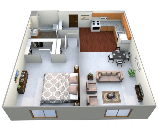 Floorplan - Sunrise Court Apartments