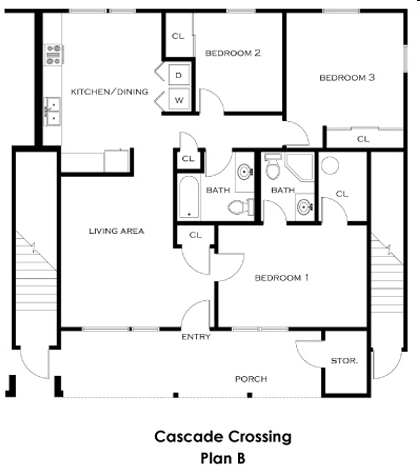 Floorplan - Cascade Crossing