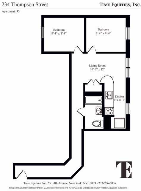 Floorplan - 234-236 Thompson Street