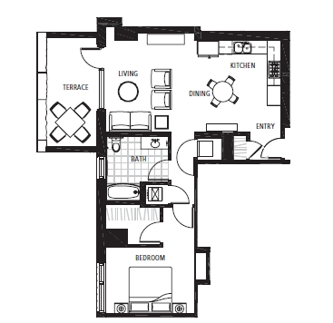 1BR/1BA - Richards Court