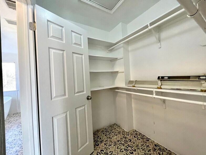 Walk-in Closet in Master Bathroom - 13400 Rossello Dr