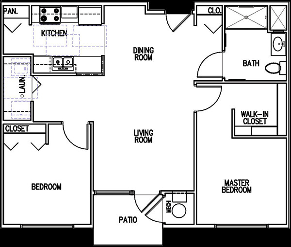 Floorplan - Williston Senior Apartment Homes