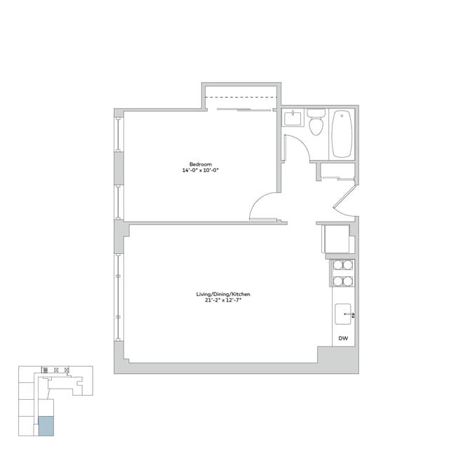 Floorplan - 5550 S Dorchester
