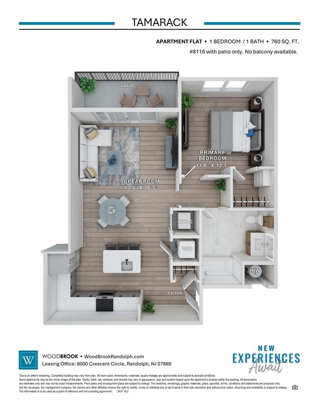 Floorplan - Woodbrook at Randolph