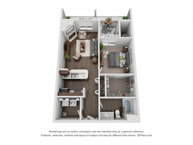 Floorplan - Bear Valley Park Apartments