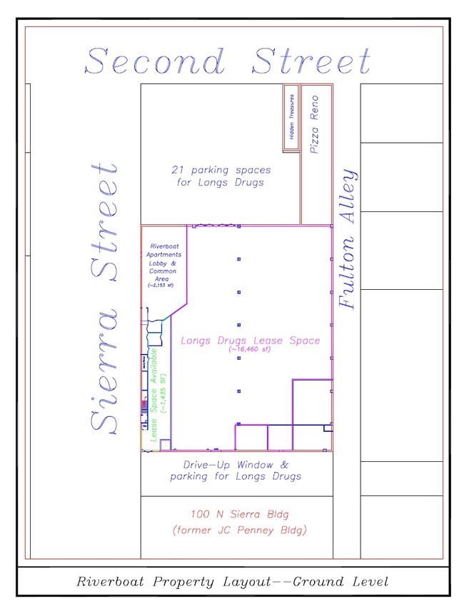Floor Plan Ground Level - Riverboat Hotel Apartments