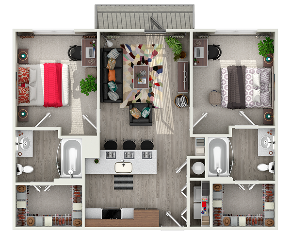 The Ashton B1 - Loft Vue