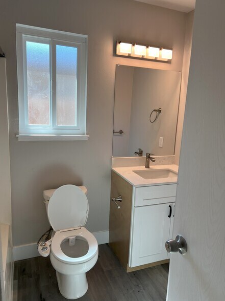 2nd Bathroom - brand new quartz vanity/lights/fixtures - 5181 Oxbow Ct