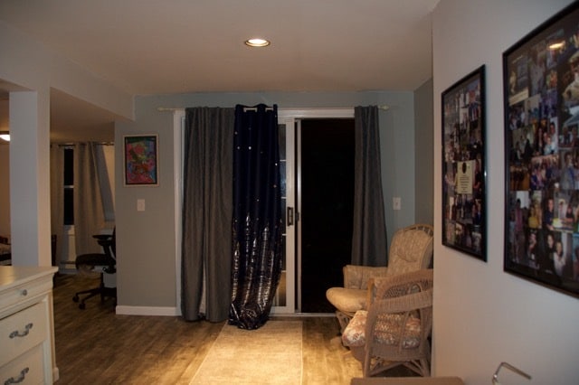 Basement with French doors to outdoor patio - 51 Stacey Cir