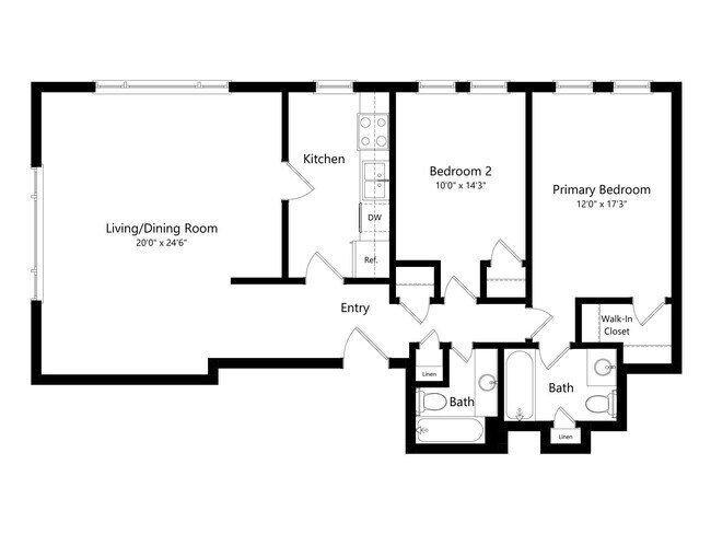 Floorplan - 1000 Green