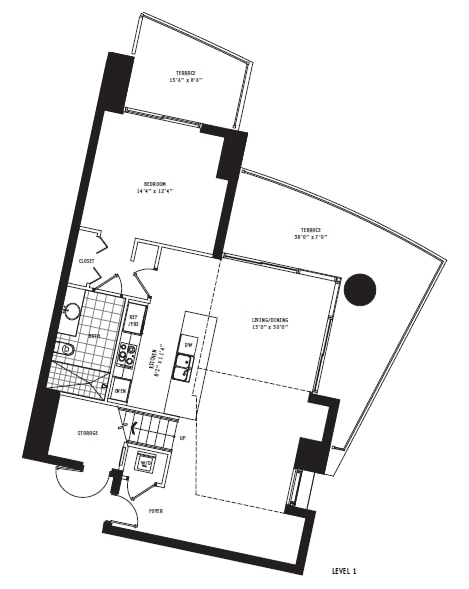 2BR/3BA - 900 Biscayne