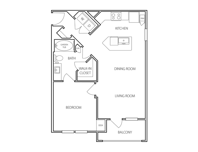 Floorplan - The Peri on Westheimer