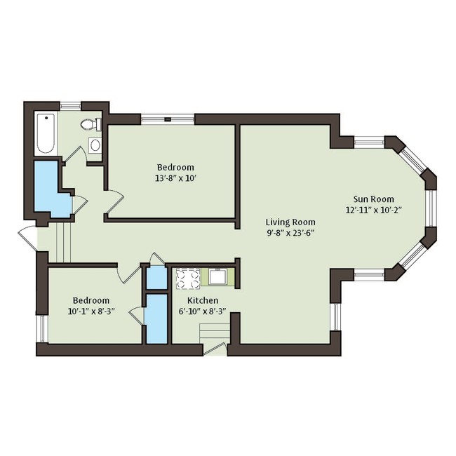 Floorplan - 5034-5046 S. Woodlawn Avenue