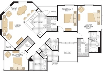 3BR/2BA - The Oaks Apartment Homes