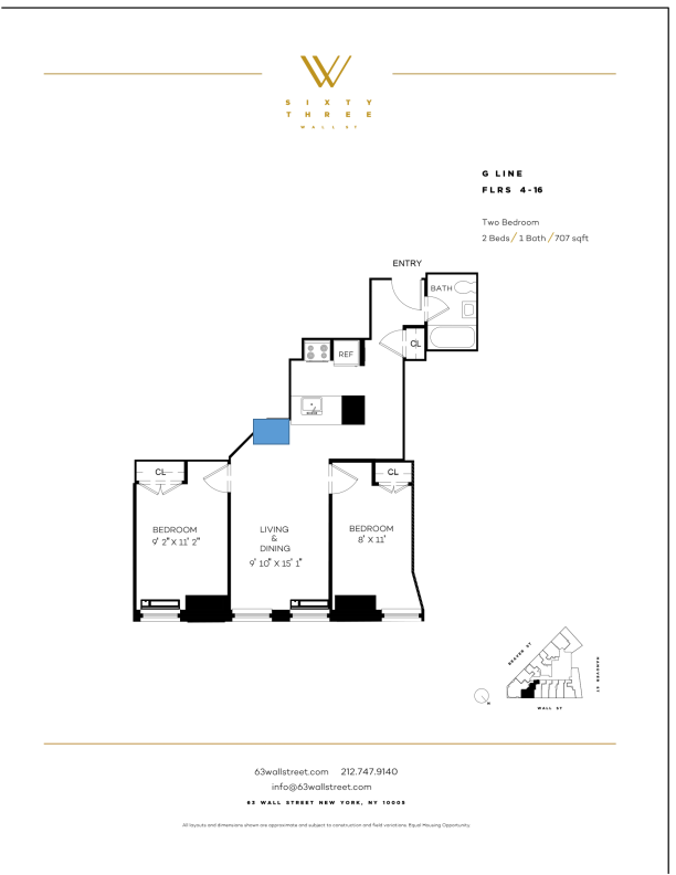 Floorplan - 63 Wall Street