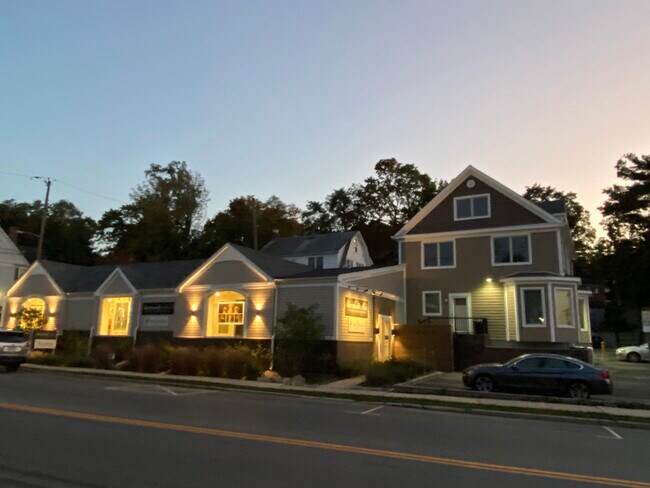 Front of building, apartment entrance on right side of building - 441 New York Ave