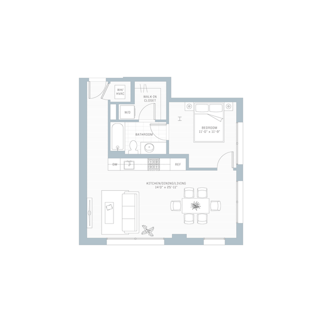 Floorplan - Lofts at Abrams Fixtures