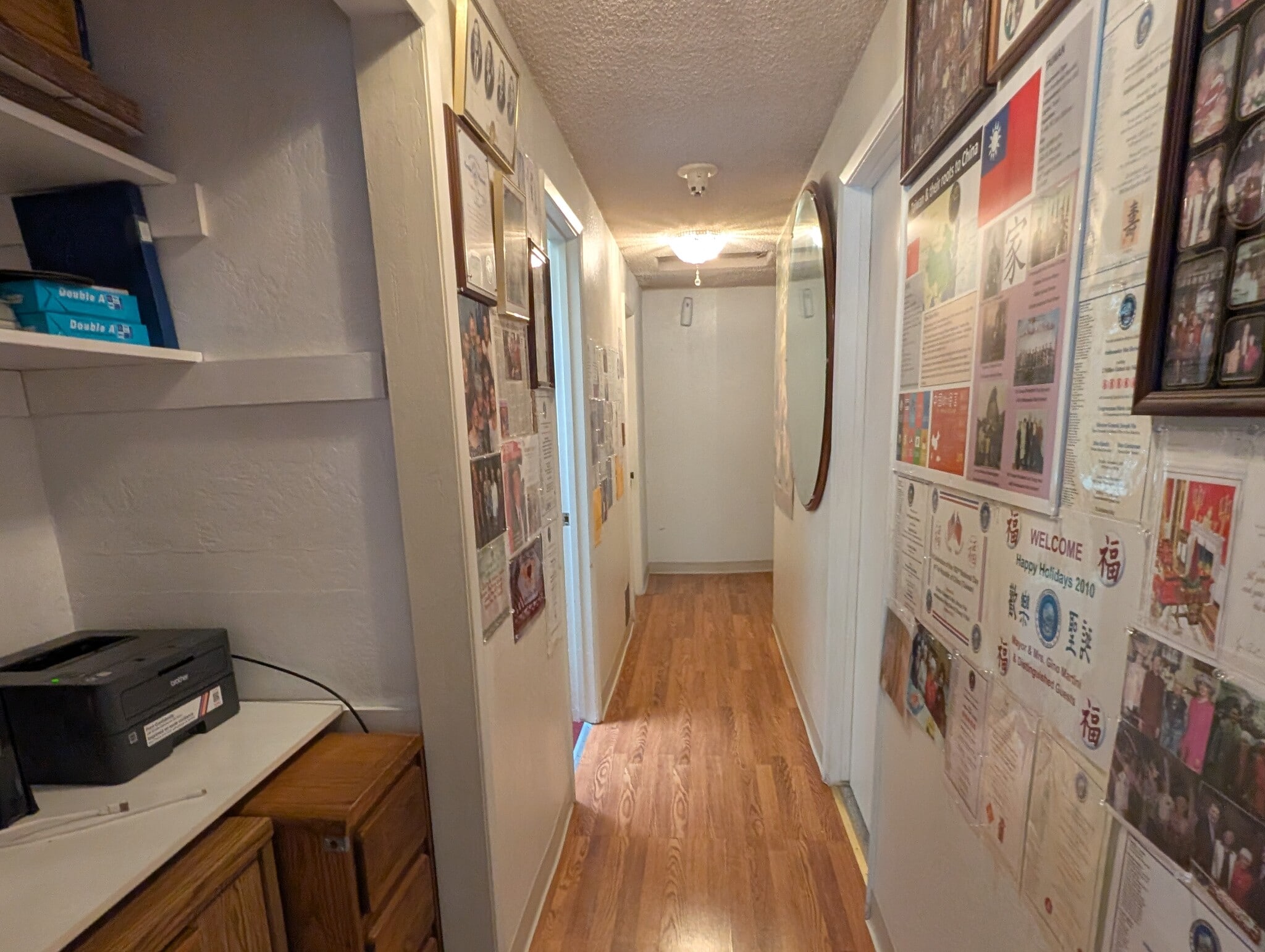 Hallway to sleeping quarters - 1045 Union St
