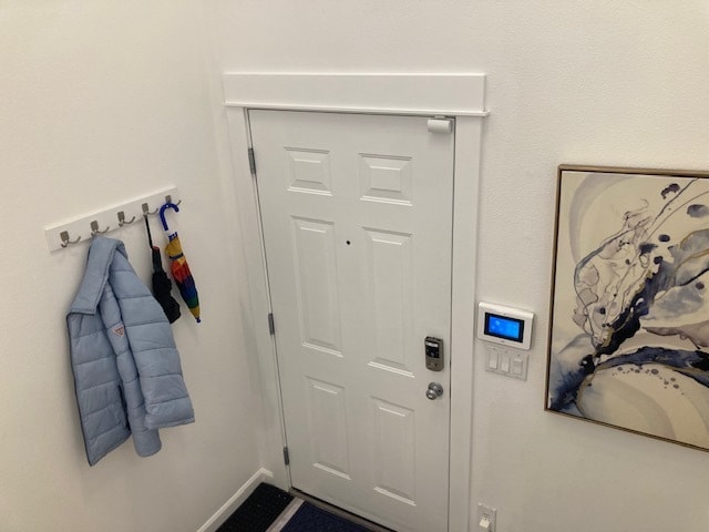 Entrance door with new security system - 8822 SE Brooklyn St