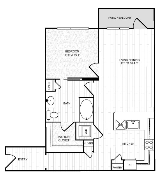 Floorplan - Moda Apartments