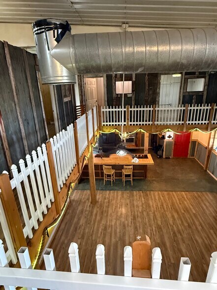 Downstairs view from loft - 13360 US Highway 62 NE