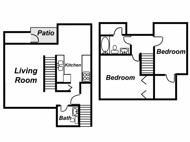 2BR/1.5BA - Eastpoint Townlets
