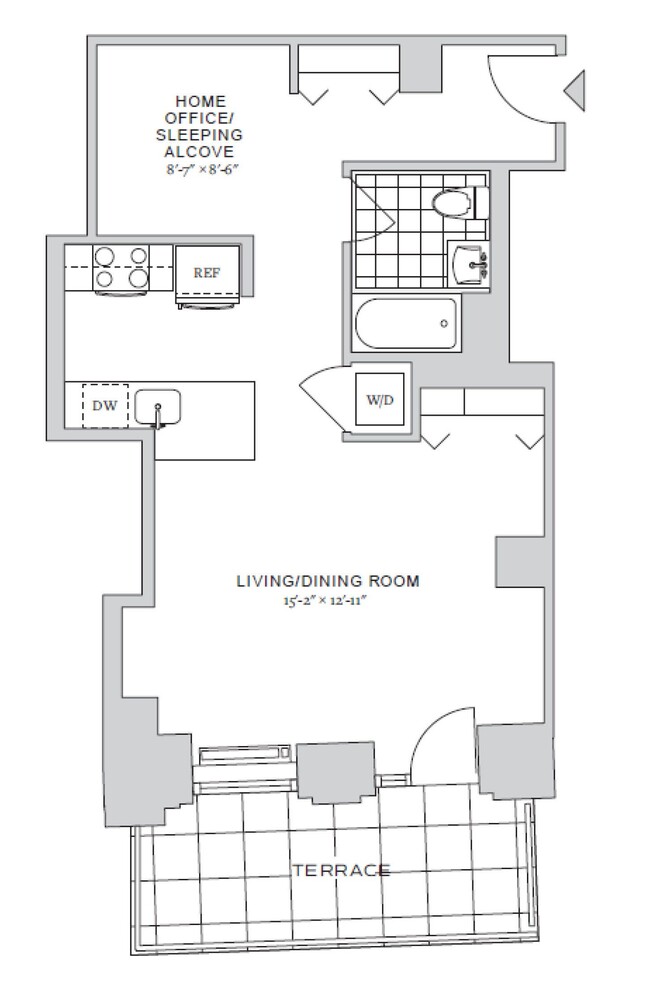 Floorplan - 70 Pine Apartments