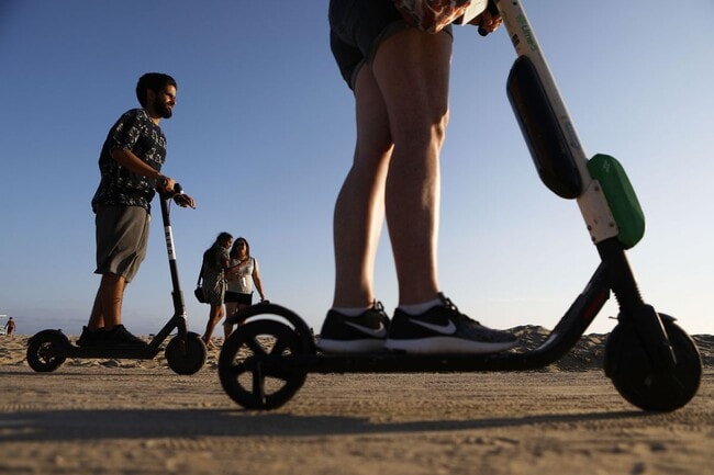 Bird or Lime scooters are convenient - 35 Dudley Ave