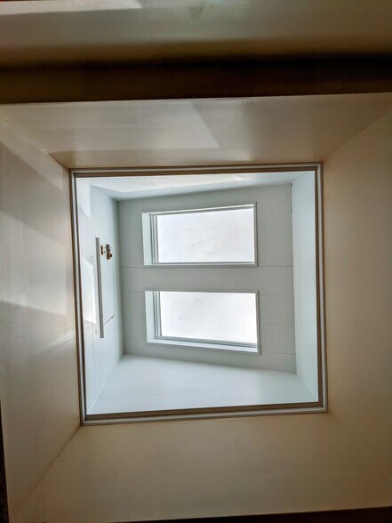 Skylight at top of the stairway - 114 S Pearl St