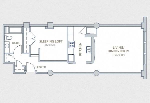 Floorplan - The Lofts At 1835 Arch