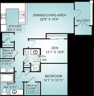 2BR/2BA - The Talbot on Granby