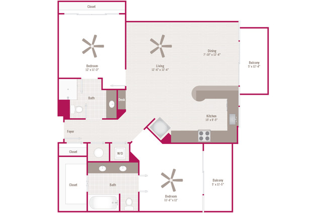 Floorplan - Sixty 11th