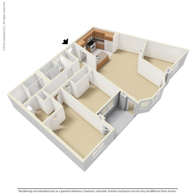 Floorplan - Vernon Oaks Apartments