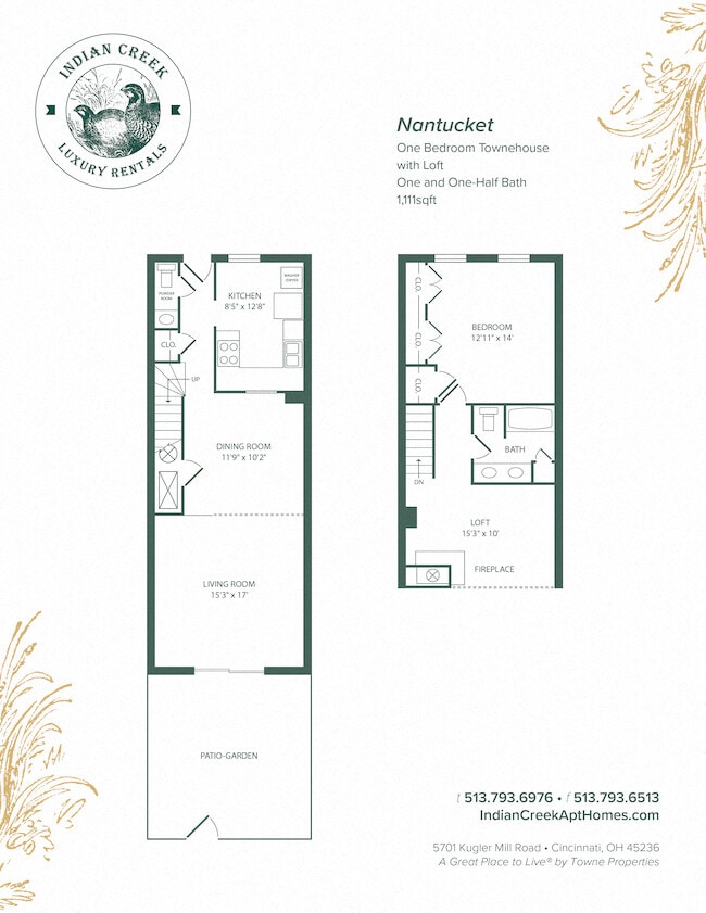 Floorplan - Indian Creek Apartments and Townhomes