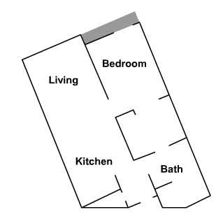 1BR/1BA - Mercerview Apartments