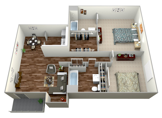 Floorplan - Mesa Vista Apartment Homes