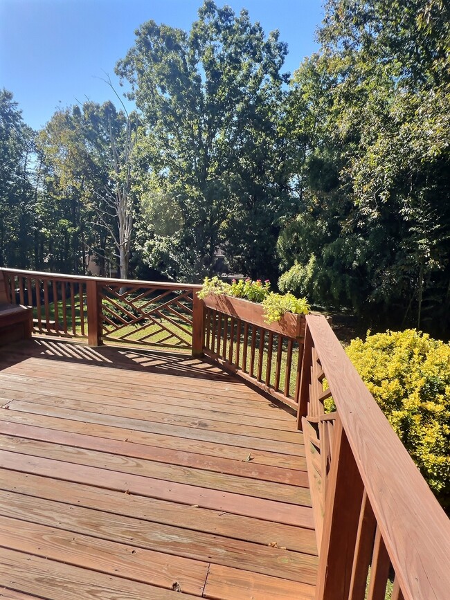 Deck view of the back yard - 69 Court Pl