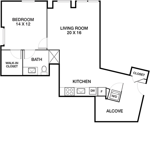 Floorplan - Vivo Apartments