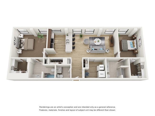 2x2.5 I - Residences at 150 Bagley