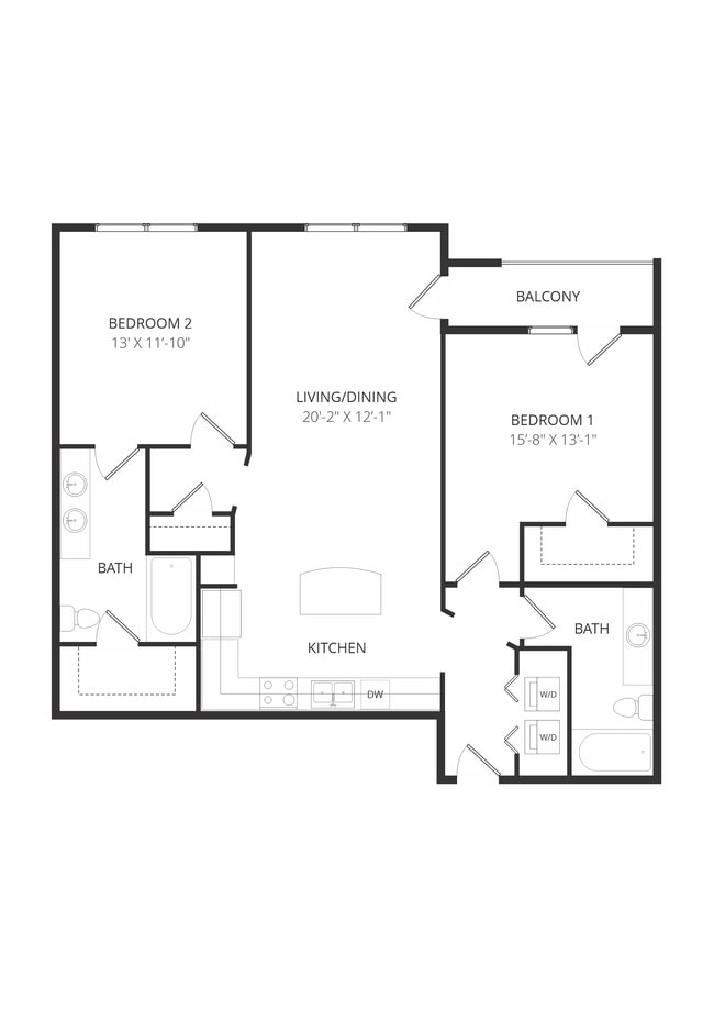 Floorplan - Lofts at Watters Creek Apartments